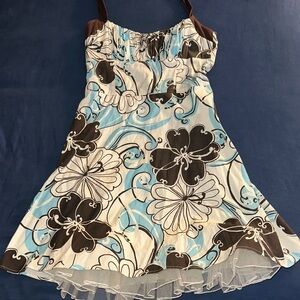 Elegant Floral Print Casual Dress